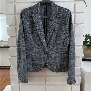 Amanda & Chelsea Black and White Blazer